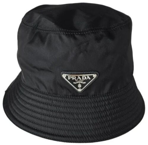 Prada Black Nylon Bucket Hat  New tags attached