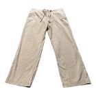 Gap Rip Stop drawing Outdoor Work pants 100% cotton tan LARGE 36X30