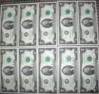GREAT ITEM  10 $ 2 TWO DOLLAR BILLS IN SERIAL # ORDER--UNCIRCULATED-