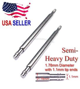 19mm 20mm 22mm 24mm Semi-Heavy 1.78mm / 1.1mm Spring Bar for Seiko Diver Watches