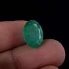 Natural Green Emerald 6.10 Ct. Oval Cut Untreated Certified Loose Gemstone