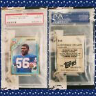 ⭐ 1982 Lawrence Taylor TOPPS Rookie RC Gold Stickers #144 PSA 9