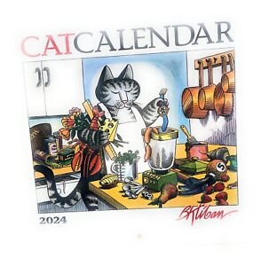 B. Kliban Cat Mini 2024 Wall Calendar New Sealed!