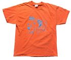 Vintage Sonic Youth T-Shirt Hanes Orange Size Large
