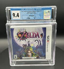 Legend Of Zelda Majora's Mask 3D Limited Edition NFR 9.4 Graded CGC Nintendo 3DS