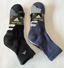 NWT Adidas Men's High Quarter Sock, 4-pair