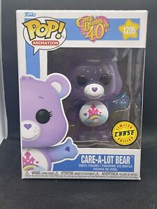 Funko Pop! Vinyl: Care Bears - Care-A-Lot Bear #1205 Chase With Protector ￼