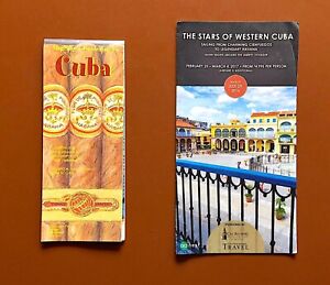 Illustrated Map of Cuba, Cruise to Cuba Brochure