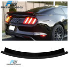 Fits 15-23 Ford Mustang R Style Glossy Black Rear Trunk Spoiler Wing Lip ABS