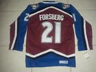 PETER FORSBERG COLORADO AVALANCHE CCM THROWBACK JERSEY. SIZE LARGE, NWT.