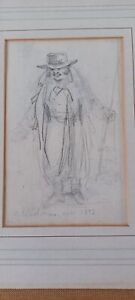 JMW Turner Style, Pencil Sketch 'Coachman 1813'