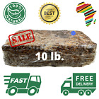 Raw African Black Soap 10 LB - 100% Pure Natural Organic Unrefined Ghana Premium