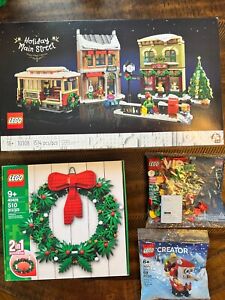 LEGO ICONS - Winter Village LOT! Set: 10308 + 40426! NISB! And MORE!