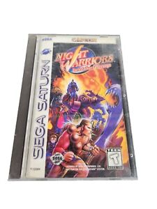 Night Warriors: Darkstalkers' Revenge (Sega Saturn, 1996) Tested and Complete