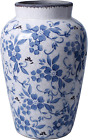 Vintage Blue and White Vase Porcelain Flower Vase Ceramic for Home Christmas Dec