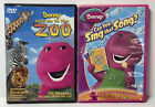 Barney Dvd Lot (2) - Can You Sing That Song & Let’s Go To The Zoo