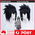 Anime Naruto Shippūden Uchiha Sasuke Cosplay Wig Black Hair for Halloween Party