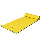 3-Layer Tear-proof Water Mat Floating Pad Island Sea Sports Fun Relax Yellow