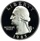 1985 S Proof Washington Quarter Uncirculated US Mint