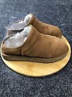 UGG Classic Slipper 1009249 Womens Size 9 Brown Suede Sheepskin Slip On Shoes