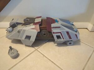 2008 Hasbro Star Wars The Clone Wars AT-TE Walker *Not Complete* Tested Working
