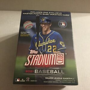 NEW 2021 Topps MLB Stadium Club Baseball Trading Card Blaster Box - 41 Cards