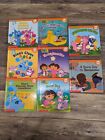 Nick Jr Book Club Lot set of  Dora the Explorer,Blues Clues Etc