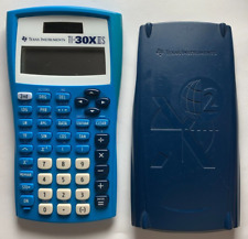 New ListingTI-30X IIS Scientific Calculator Texas Instruments Solar Power with Cover Blue