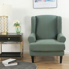 Wing Chair Wingback Armchair Cover Stretch Slipcover Elastic Sofa Protector Soft