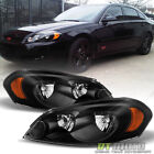 Black 2006-2013 Chevy Impala 06-07 Monte Carlo Replacement Headlights Left+Right (For: 2007 Monte Carlo SS)