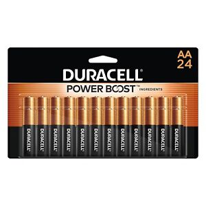 Duracell Coppertop AA Alkaline Batteries 24/Pack (MN1500B240001) 867474