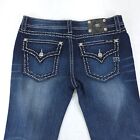 Miss Me Women's Denim JS5014B97 Dark Blue Bootcut Jeans Size 32 NWT