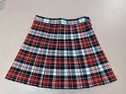 American apparel plaid tennis skirt RSAPW301W Red Plaid small or xsmall