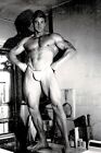 Young 1970s Body Builder on kitchen counter gay man's collection 4x6