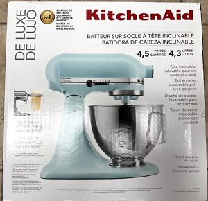KitchenAid DELUXE 4.5qt Tilt-Head Stand Mixer KSM97MI Mineral Water - NEW