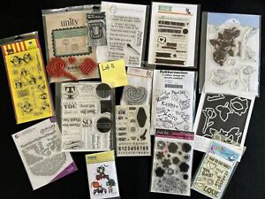 Stamp & Die Lot 11 Papertrey Ink Simon Says Stamp Unity Stamp Co Elizabeth Craft