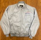 Vintage K-Products Full Zip Gray Canvas Jacket  USA MADE Men’s Large Front Logo