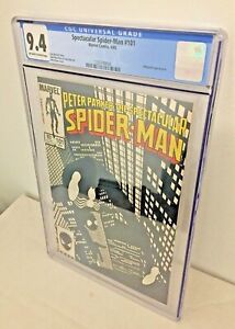 Spectacular Spider-Man #101, CGC 9.4, Off-White to White Pages