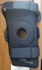 DonJoy Deluxe Hinged Knee Brace Drytex Sleeve Size M Open