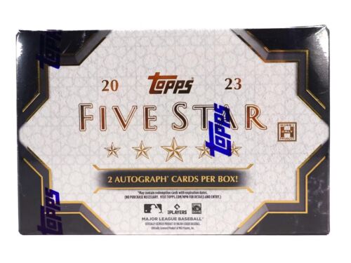 2023 Topps Five Star Hobby Baseball Factory Sealed Unopened Box ~ 2 Autographs