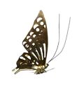 Vintage Brass Butterfly Wall Mounted Or Free Standing Figure MCM Made in Taiwan