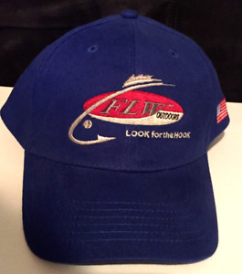 FLW Outdoors baseball hat blue adjustable back 