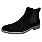 Men's Chelsea Ankle Boots Slip On Suede Leather Chukka Dress Boots Size 6.5-15