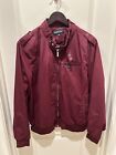 VINTAGE MEMBERS ONLY BOMBER JACKET SIZE XL RED