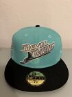 New Era 59FIFTY Tampa Bay Devil Rays Inaugural Season Fitted Hat Cap Aqua 7 5/8