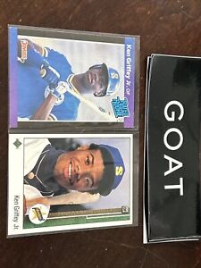 New ListingKen Griffey Jr Rc Upperdeck Damaged Rated Rookie Donruss 89 Seattle Mariners Kid