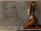 Victoria Silvstedt Signed 4X6 photo Playboy Bunny Model Actress AUTO