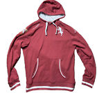 KAPPA ITALY TORINO FC SOCCER TEAM Red Pullover Hoodie Size Small