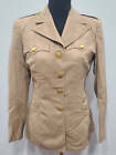 WWII WAC Women's Army Corps Khaki Uniform Jacket 14R Summer 1945 (B-36