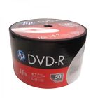 50-Pack HP 16X Logo DVD-R DVDR Blank Disc Media 4.7GB Bulk Pack
